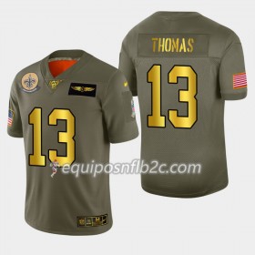 Camiseta Hombre NFL New Orleans Saints Michael Thomas 13 Nike 2019 Salute to Service 100th